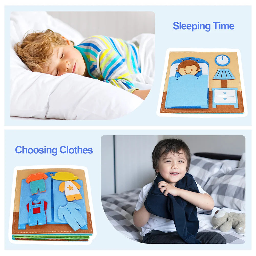 Montessori Busy Book for Toddlers