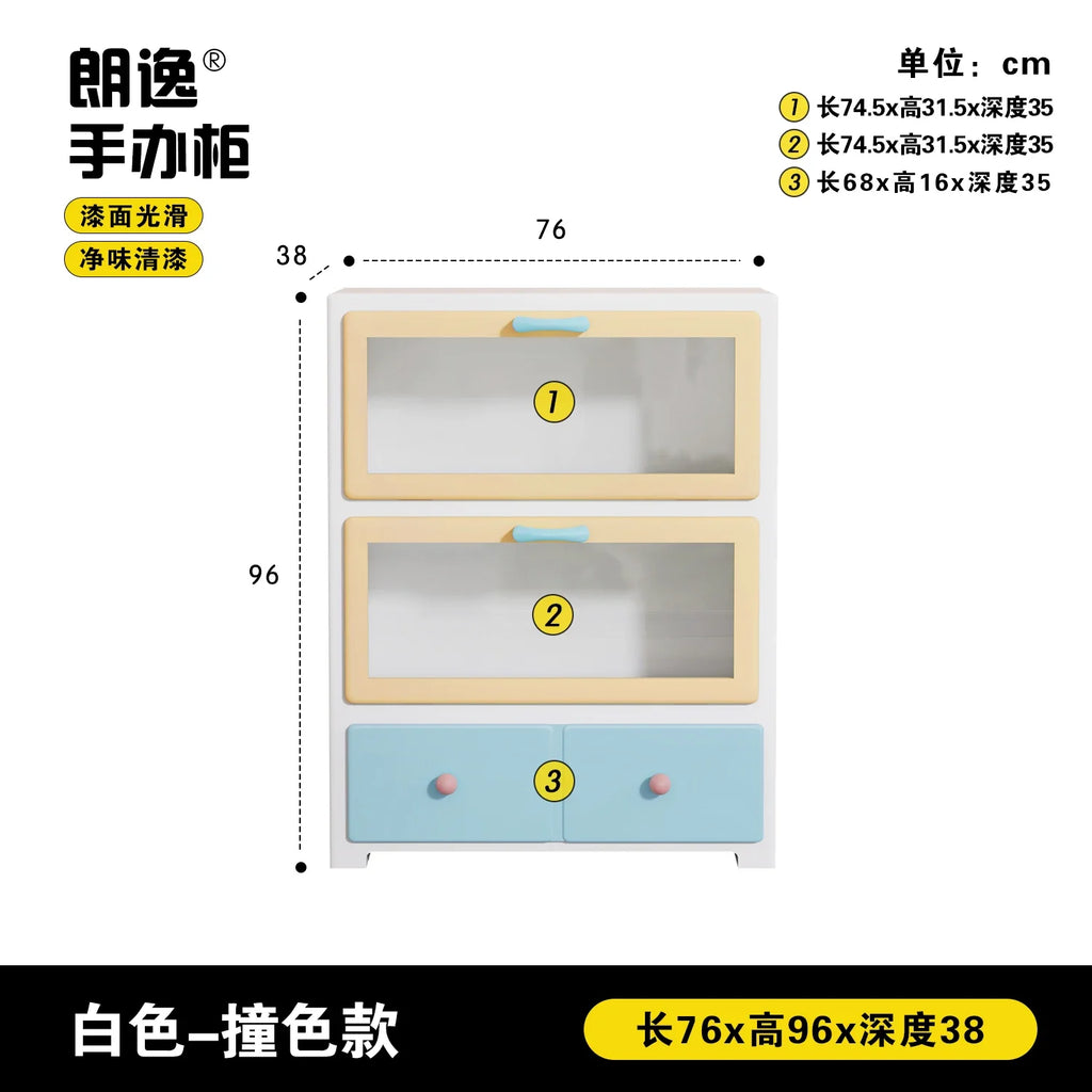 Nordic Kid Living Room Cabinets Office Standing Organize Toys Cabinet House Shelves Meuble De Rangements Home Accessories