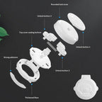 Child Safety Button Lock Cute Bear Shape Self Adhesive Kids Proof Locks for Washing Machines Ovens Fridge Kitchen Baby Proofing
