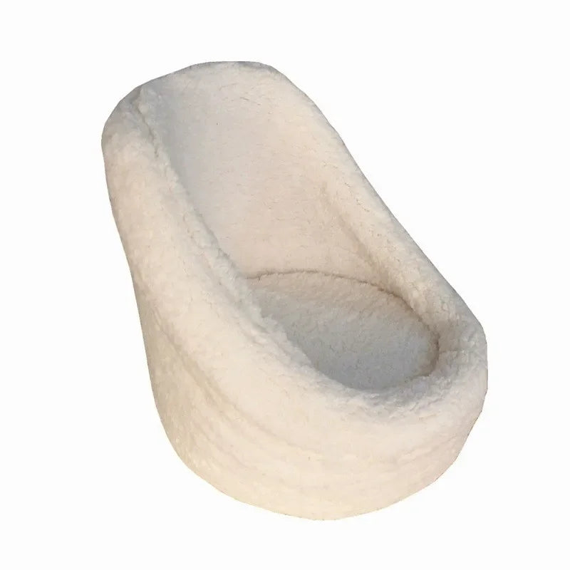White Round Newborn Photography Sofa