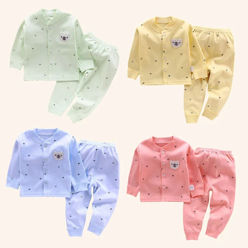 Cotton Newborn Top & Pants Set