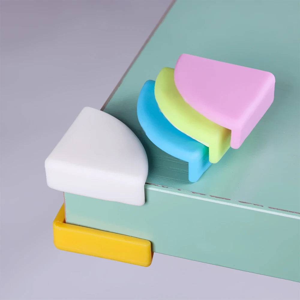 4Pcs Child Baby Safety Silicone Protector Table Corner Edge Protection Cover Children Anticollision Edge & Guards