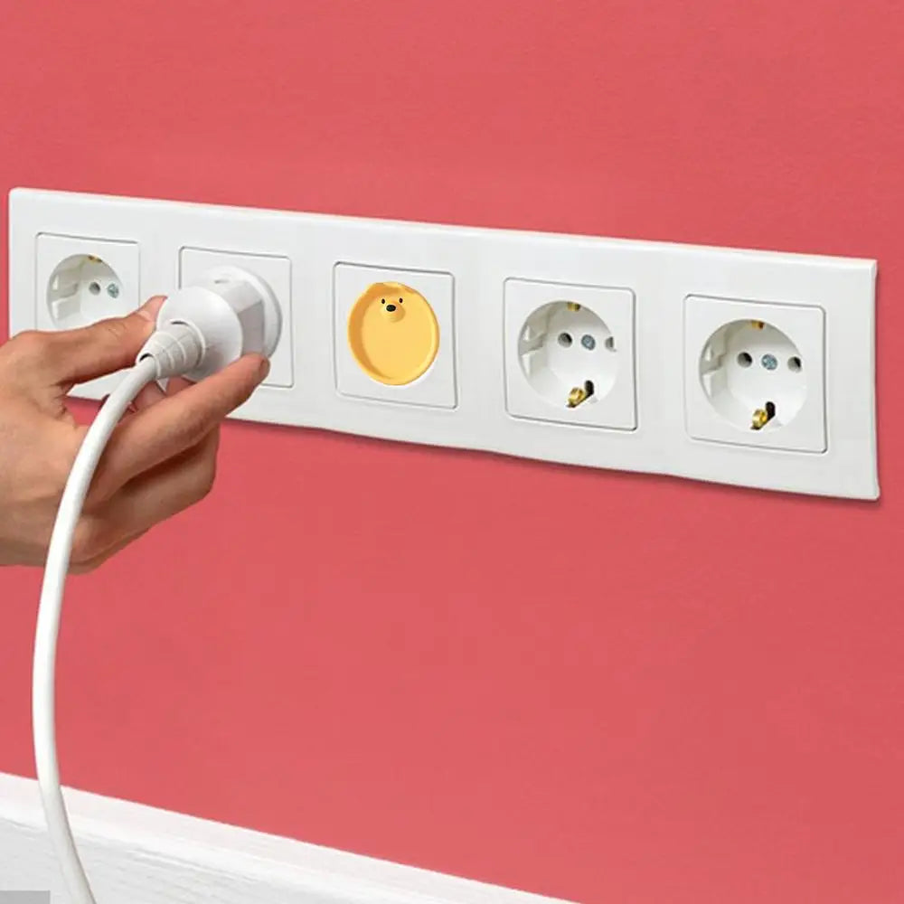 Outlet Covers Baby Proofing Child Proof Plug Protectors Socket Protector Cover Shock Prevention Silicone Outlet Protectors Baby
