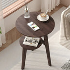 Modern Bedside Cabinets Coffee Table   Solid Wood Side Table Movable Living Room Small Coffee Table Home Furniture New
