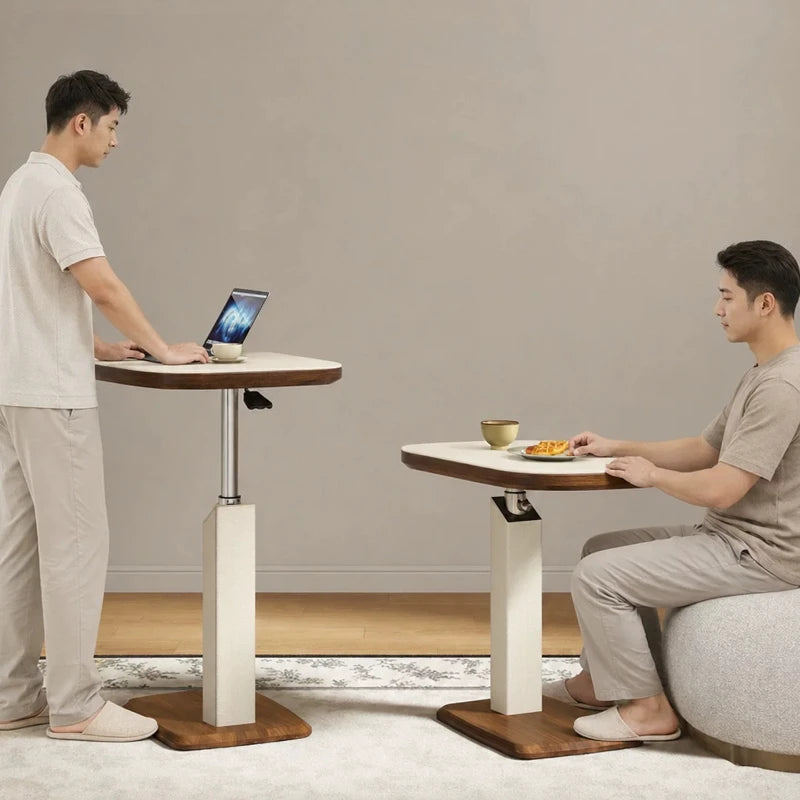 Modern Multifunctional Mobile Sofa End Side Table Can Be Lifted Living Room Small Coffee Table Bedroom Small Desk Home Furniture