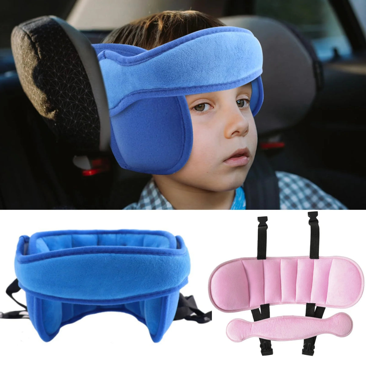 Baby Car Seat Head Support Strap