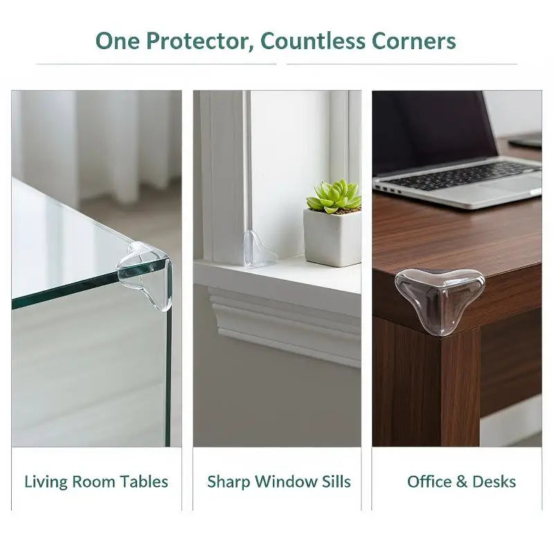10 Pcs Anti Collision Table Corner Edge Protection Cover Baby Safety Kids Proofing Edge Protector Soft Transparent Children