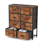 Children's Wardrobe For Bedroom With 8 Fabric Drawers