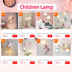 Nursery Room Children's Room Wall Light Resin Astronaut G9 Bulb Speaceman Boy Bedroom Bedside Night Lamps AC110V 220V