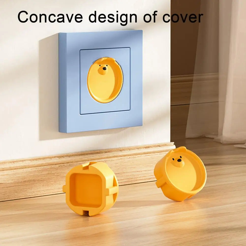 Outlet Covers Baby Proofing Child Proof Plug Protectors Socket Protector Cover Shock Prevention Silicone Outlet Protectors Baby