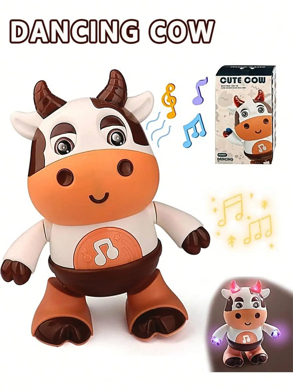 Dancing Cow Musical Plush Toy