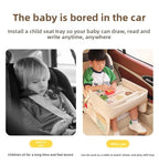 Baby Car Waterproof Storage Dining Table, Cartoon Kids Car Safety Seat Tray, Universal Small Table Board for Strollers