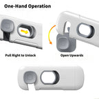 Child Safety Lock 2 Pack, No Tools Installation, Universal for Cabinets Drawers Fridge, Anti-Pinch Baby Proofing