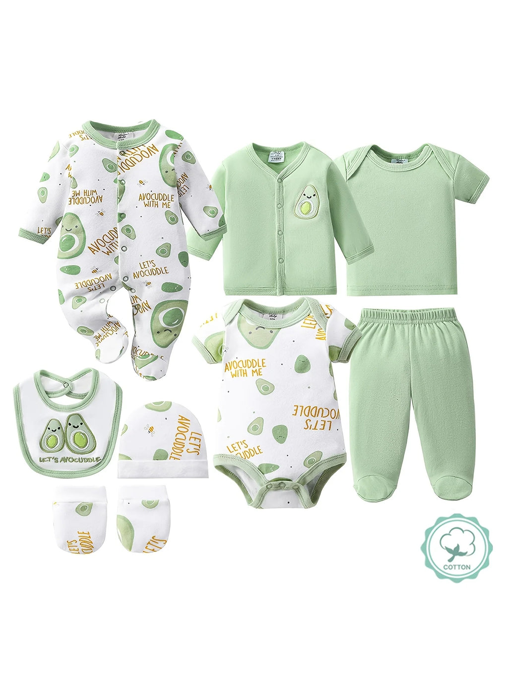 8-Piece Newborn Baby Essentials Set