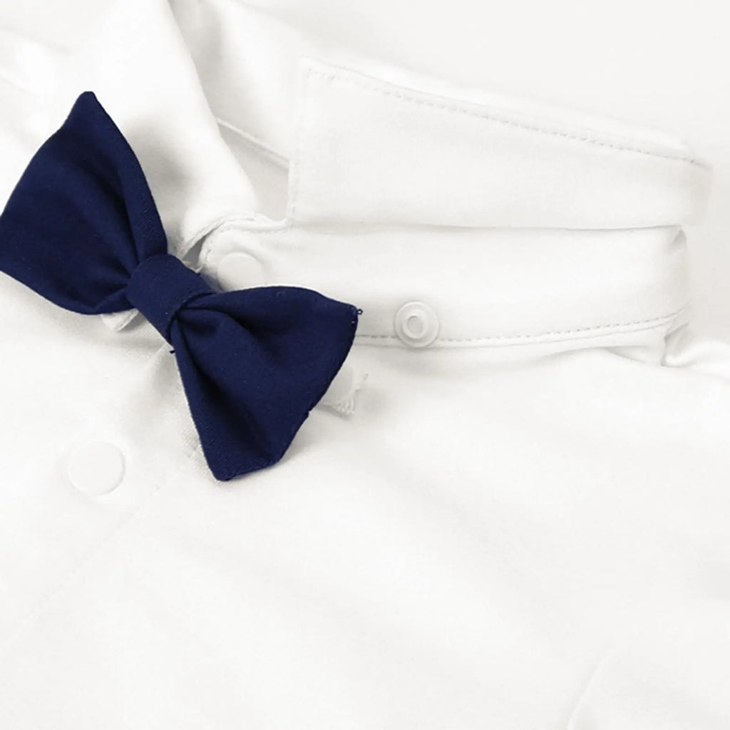 Baby Boys Suit Infant Formal Outfit Wedding 1st Birthday Dress Outfits Newborn Bodysuit Vest  Pants Gentleman Clothes Sets