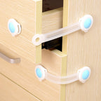 10Pcs Child Safety Cabinet Lock Baby Security Protector Door Fridge Blockers Plastic Lock for Cupboards Childproof