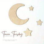 Nordic style children's room wall decoration moon stars wall hanging wall wall wall decoration scene decorate the bedroom room