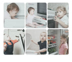 5Pcs Child Safety Cabinet Lock Baby Proof Security Protector Drawer Door Cabinet Lock Plastic Protection Kids Safety Door Lock