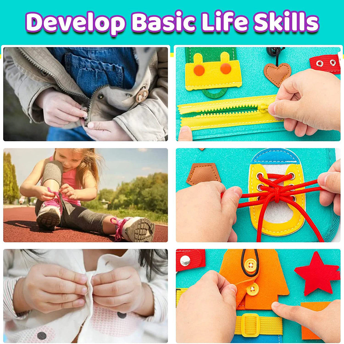 Toddler Montessori Busy Board