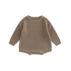 Baby Rompers Cotton Knit Clothes Newborn Infants Solid Color Playsuits Boys and Girls Sweater Jumpsuits Babies Clothing