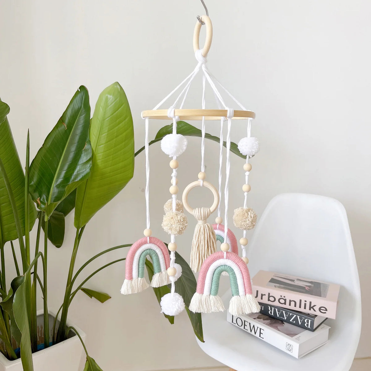 Children's Room Air Balance Pendant Rainbow Starry Sky Ins Wall Hanging Decoration Homestay Indoor Living Room Creative Pendant