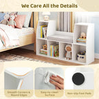 Kids Bookshelf with Reading Nook
