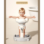 Non-Slip Baby Bath Stand Adjustable Free-Standing Baby Standing Shower Stand Safe Multifunctional Infant Bath Support