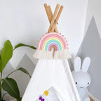 Ins Style Nordic Style Rainbow Home Children's Room Decoration Pendant Woven Rainbow Hanging Wall Hanging Pendant