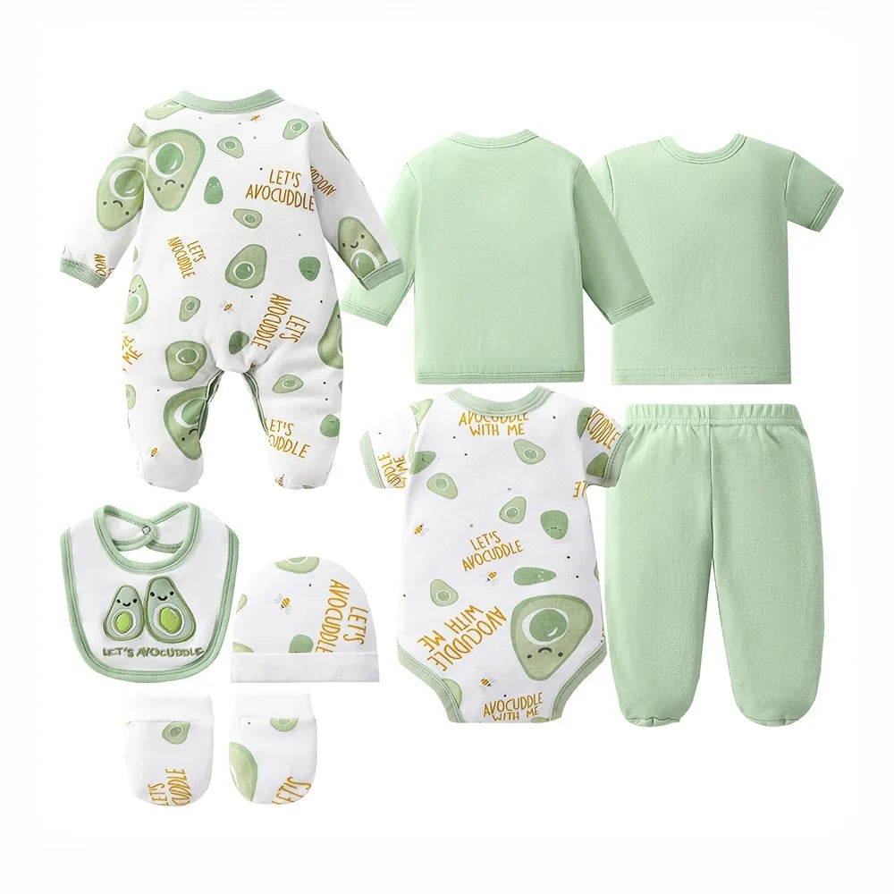 8-Piece Newborn Baby Essentials Set