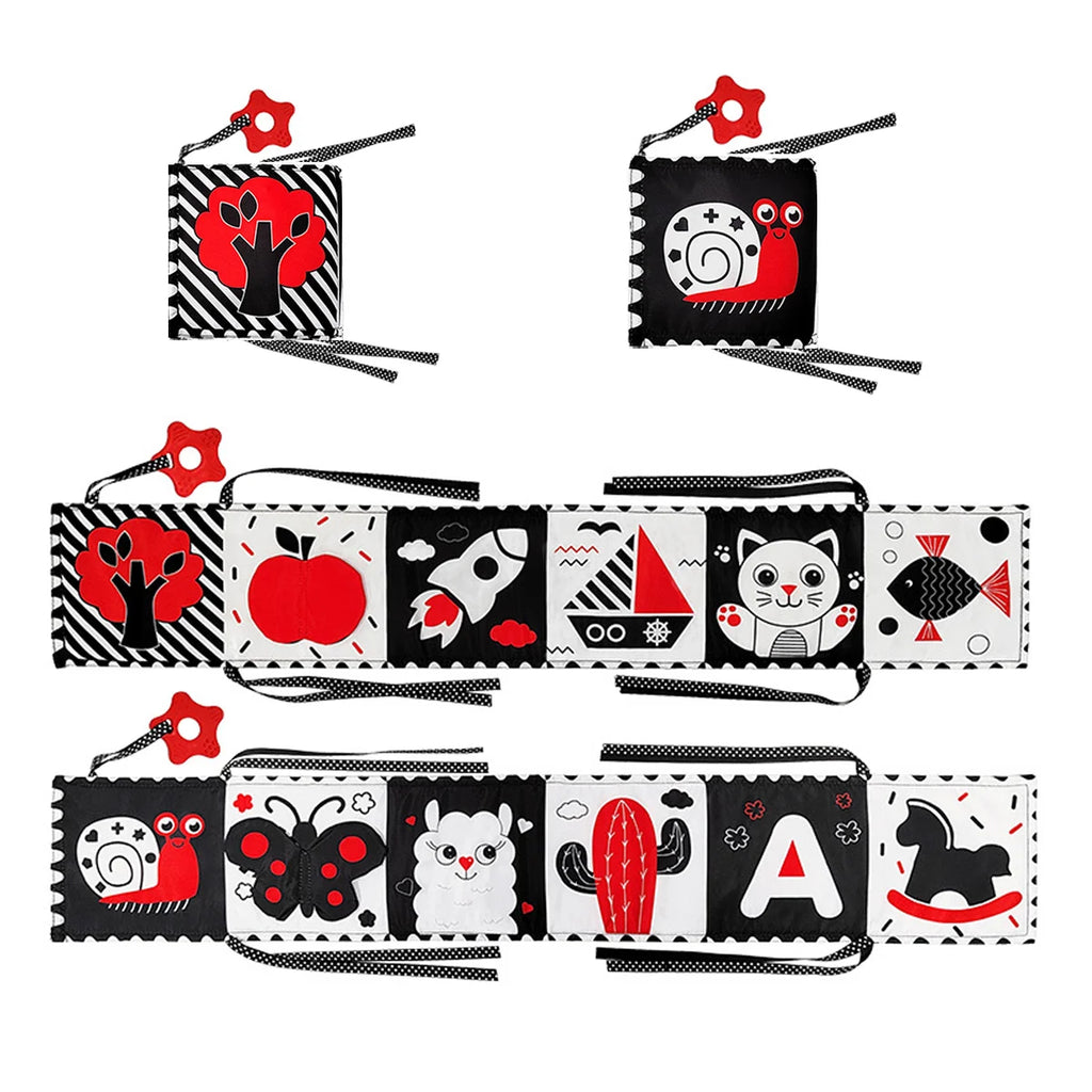 High-Contrast Crinkle Cloth Baby Book