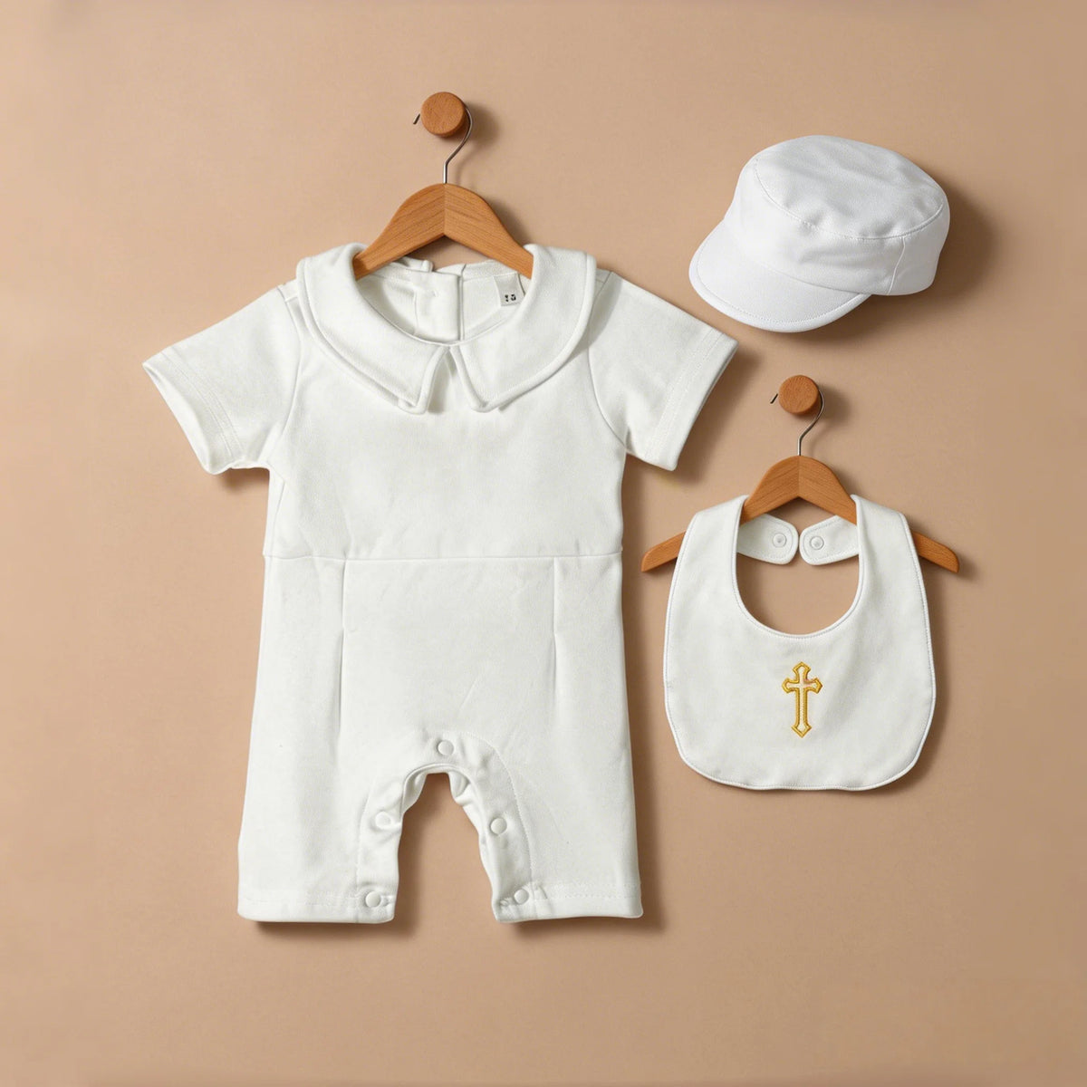 Soft Cotton Christening Outfit Set