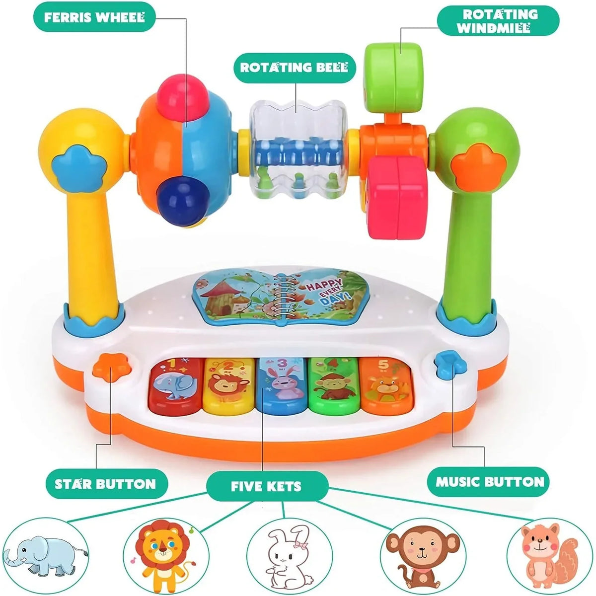 Baby Piano & Musical Activity Toy