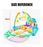 Baby Activity Gym with Piano & Play Mat