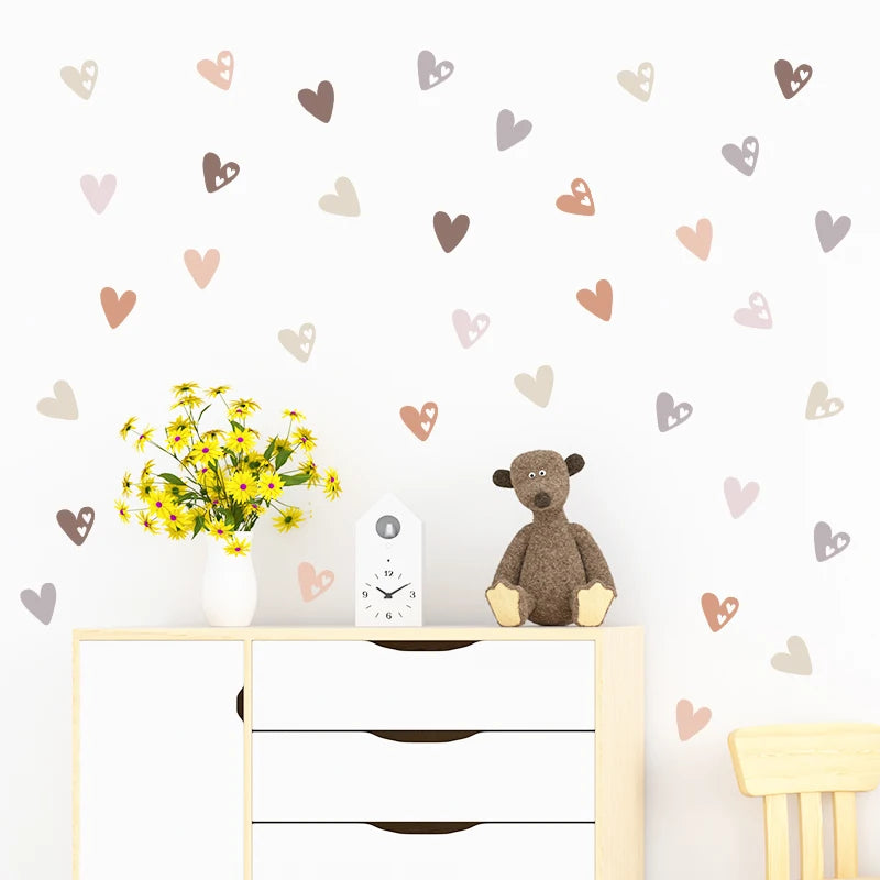 Heart Wall Decals for Nursery