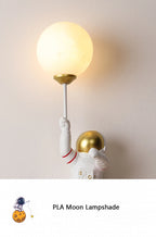 Nursery Room Children's Room Wall Light Resin Astronaut G9 Bulb Speaceman Boy Bedroom Bedside Night Lamps AC110V 220V
