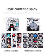 High-Contrast Soft Baby Cloth Book
