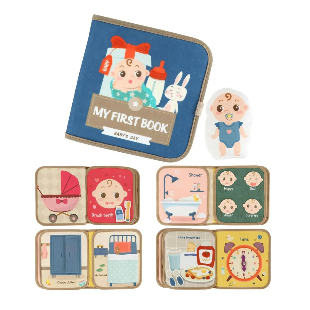 Montessori Soft Cloth Activity Book