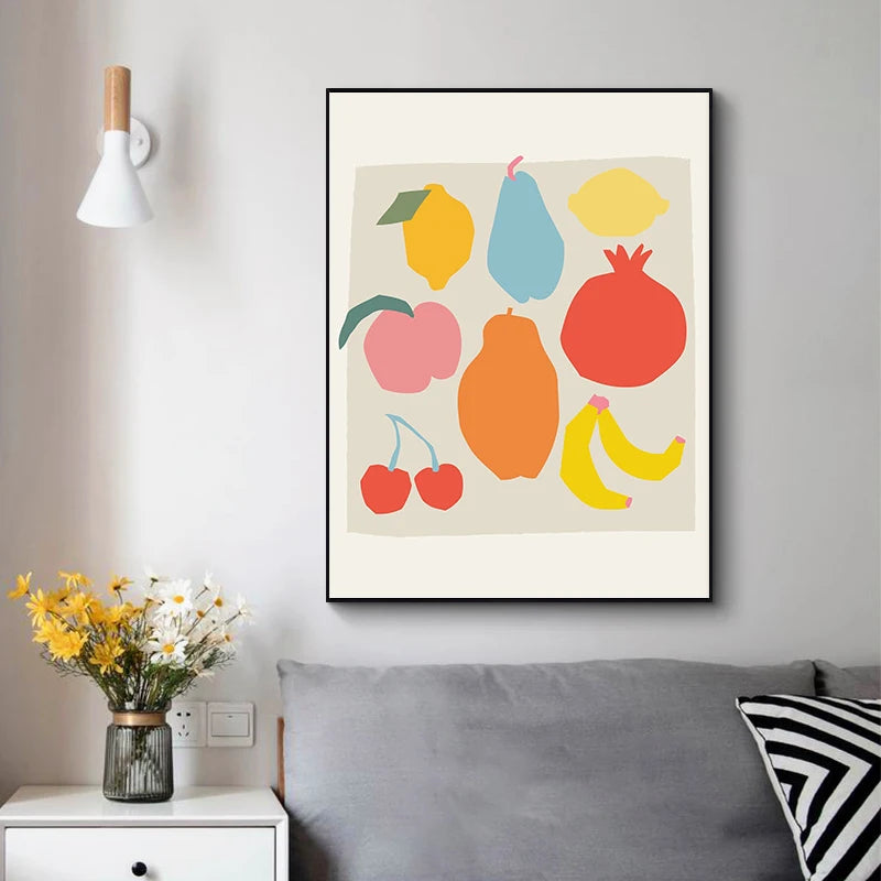 Kids Reading Colorful Posters Cute Toddler Classroom Modern Nursery Prints Canvas Painting Wall Pictures Home kid's Room Decor