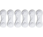 Baby Proof Cabinet Door Locks Child Safety Latch for Drawers Cupboards Fridge Closet Pantry - Adhesive Childproof Locks for Kids