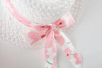 0-3-Year-Old Baby Clothes Summer Seaside Vacation Children's Dress Floral Sleeveless Bow Girl Princess Dress+Hat