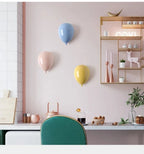 Modern Home Background Wall Children's Room Lovely Cartoon Stereoscopic Creative Ceramics Balloon Wall Hanging Wall Decoration