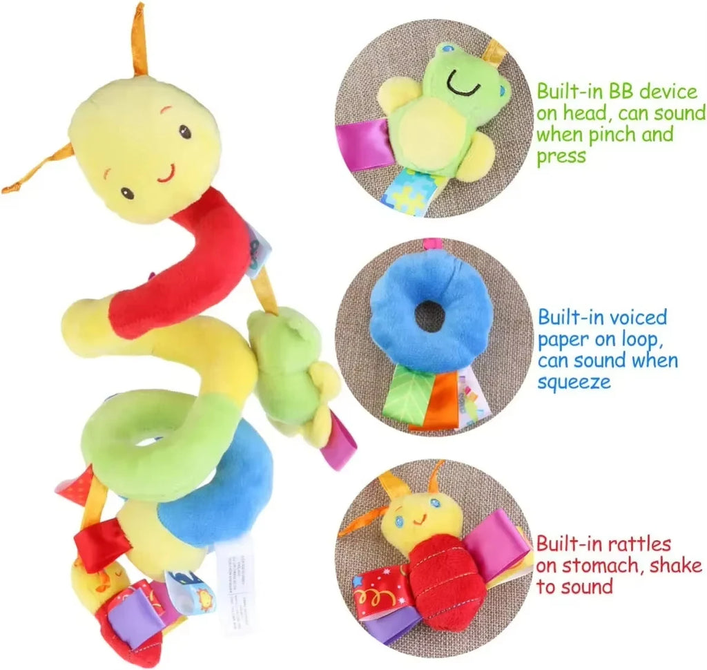 Baby Crib & Stroller Spiral Rattle Toy