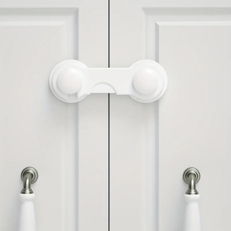 4Pcs Baby Safety Locks Child Proof Cabinet Drawer Door Latches Anti-Pinch Protector