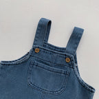2-Piece Baby T-Shirt & Denim Jumpsuit Set