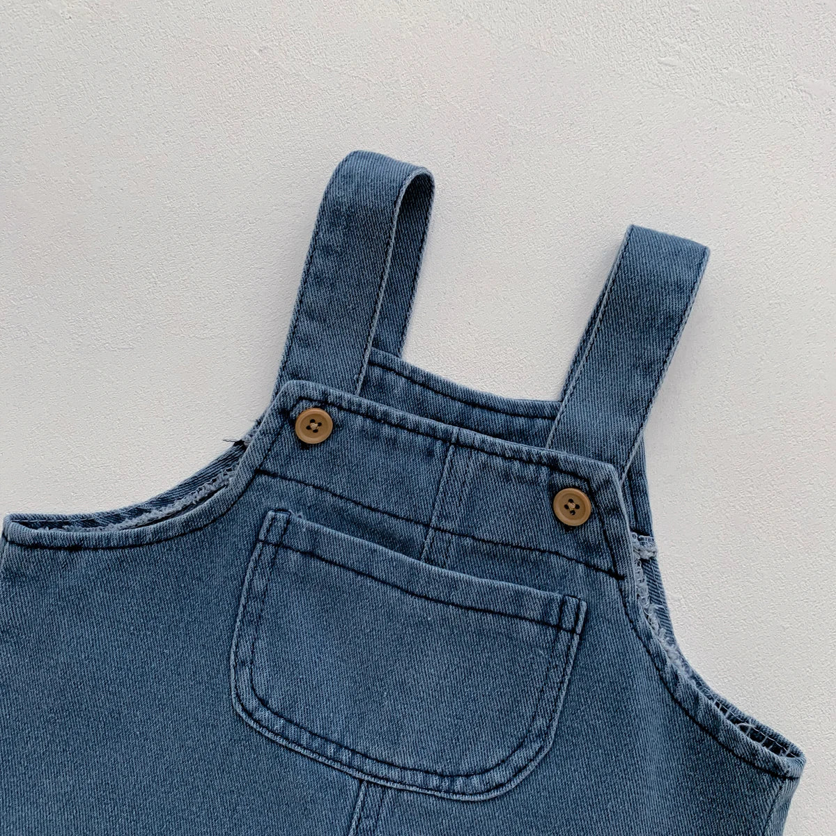 2-Piece Baby T-Shirt & Denim Jumpsuit Set