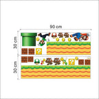 NEW Children favorite game wall decals super boys funny anime 3d vinyl stickers kids room nursery decoration cartoon poster