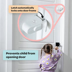 Baby Safety Lock Anti-Jamming Door Blocking Mechanism Safety Cabinet Lock Kids Security Childproof Safety Lock for Interior Door
