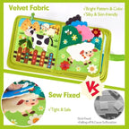 Farm-Themed Toddler Activity Book