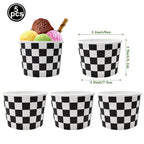 Racing Car Theme Disposable Tablecloth Red Black White Checkered Pattern Boys Kids Birthday Party Decoration Supplies Gifts ﻿