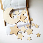 Nordic style children's room wall decoration moon stars wall hanging wall wall wall decoration scene decorate the bedroom room